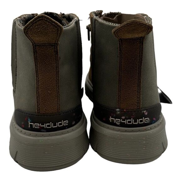 hey dude boris eco tobacco NEW Hey Dude Boris Eco Casual Shoes Ankle‎ Chukka Boots Tobacco Men\'s Size